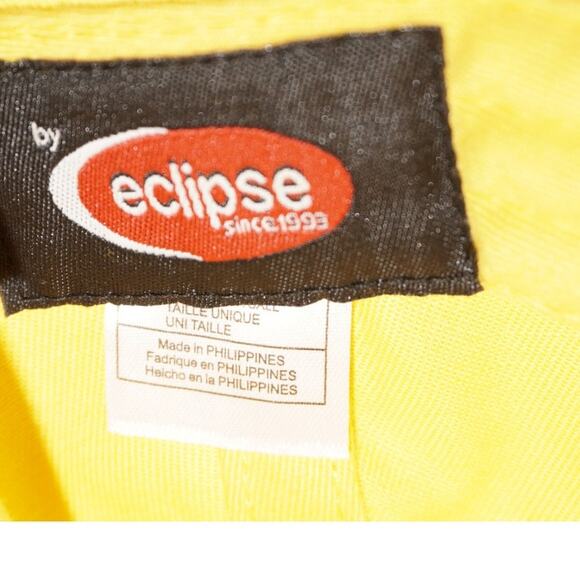 Vintage Iowa State Cyclones Snapback Hat Yellow Red Cardinal Logo 90s Eclipse - Picture 4 of 6